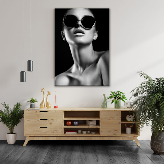 Καμβάς Woman with sunglasses