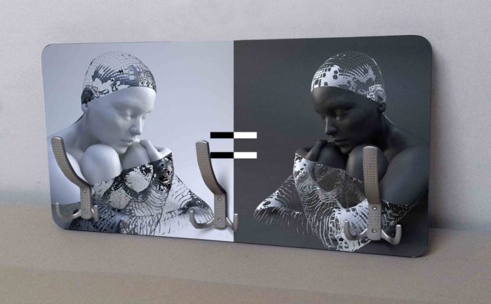 Κρεμάστρα Black and White