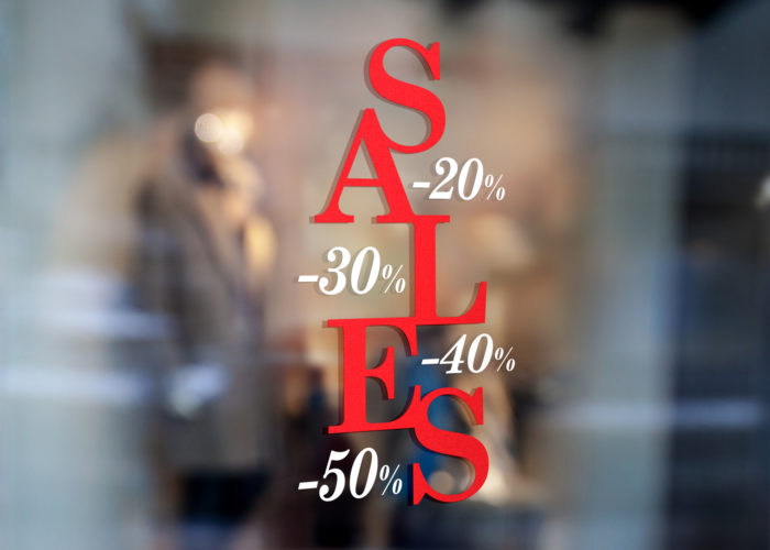 Εκπτωτικό Sales 20,30,40,50%