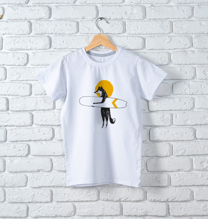 T-Shirt Fox Surfing